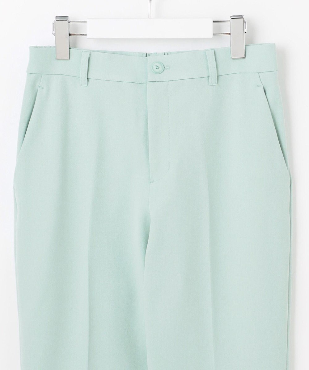 自由区 【撥水加工・洗える】TRギャバ裏起毛テーパード パンツ 