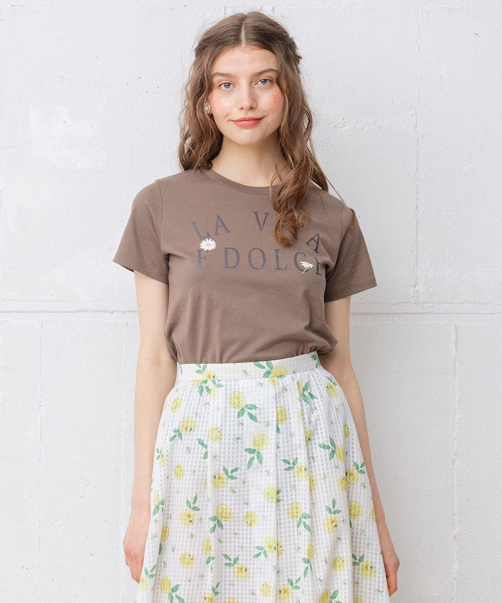 WEB限定】【TOCCA LAVENDER】LA VITA E DOLCE T-Shirt Tシャツ / TOCCA