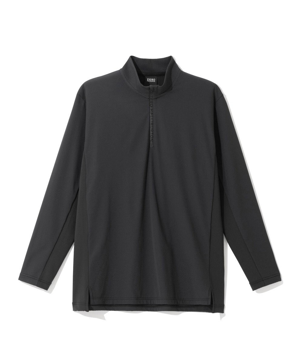 ZERO HALLIBURTON 【ストレッチ・UVカット】 Octa ハイブリッド ハーフジップモックネックトップス ZHG-M5A8 85125 