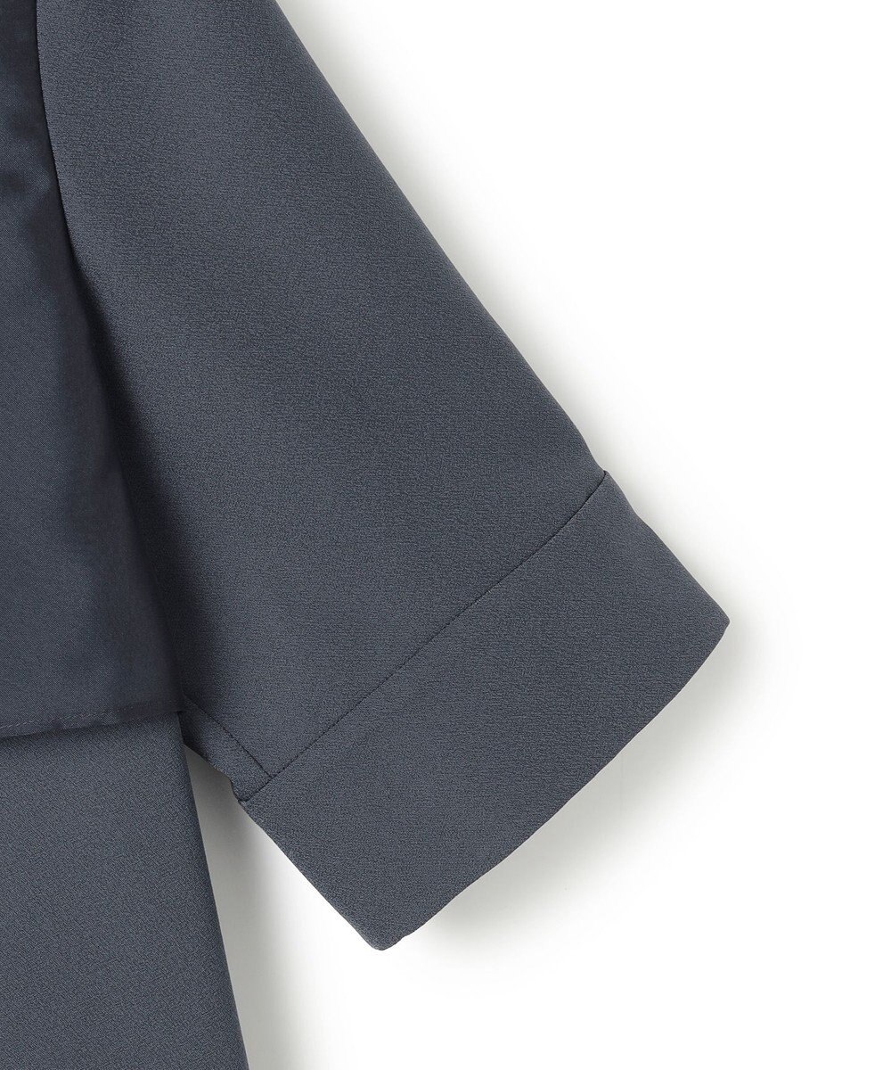 ICB L 【先行予約・WEB限定カラーあり】 FluidBackSatin バンドカラーシャツ 