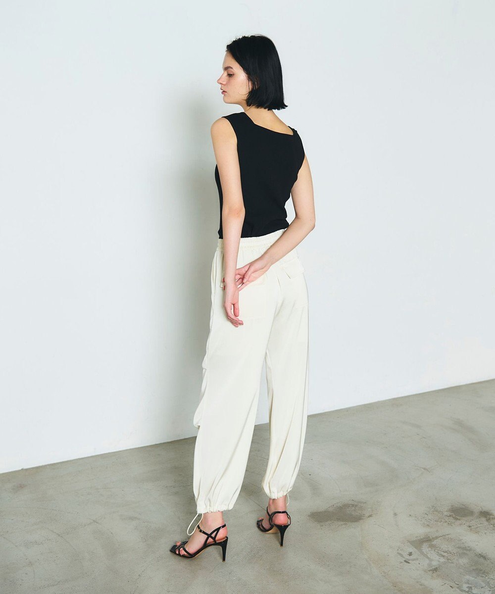 GRACE CONTINENTAL スクエアリブニットトップ 