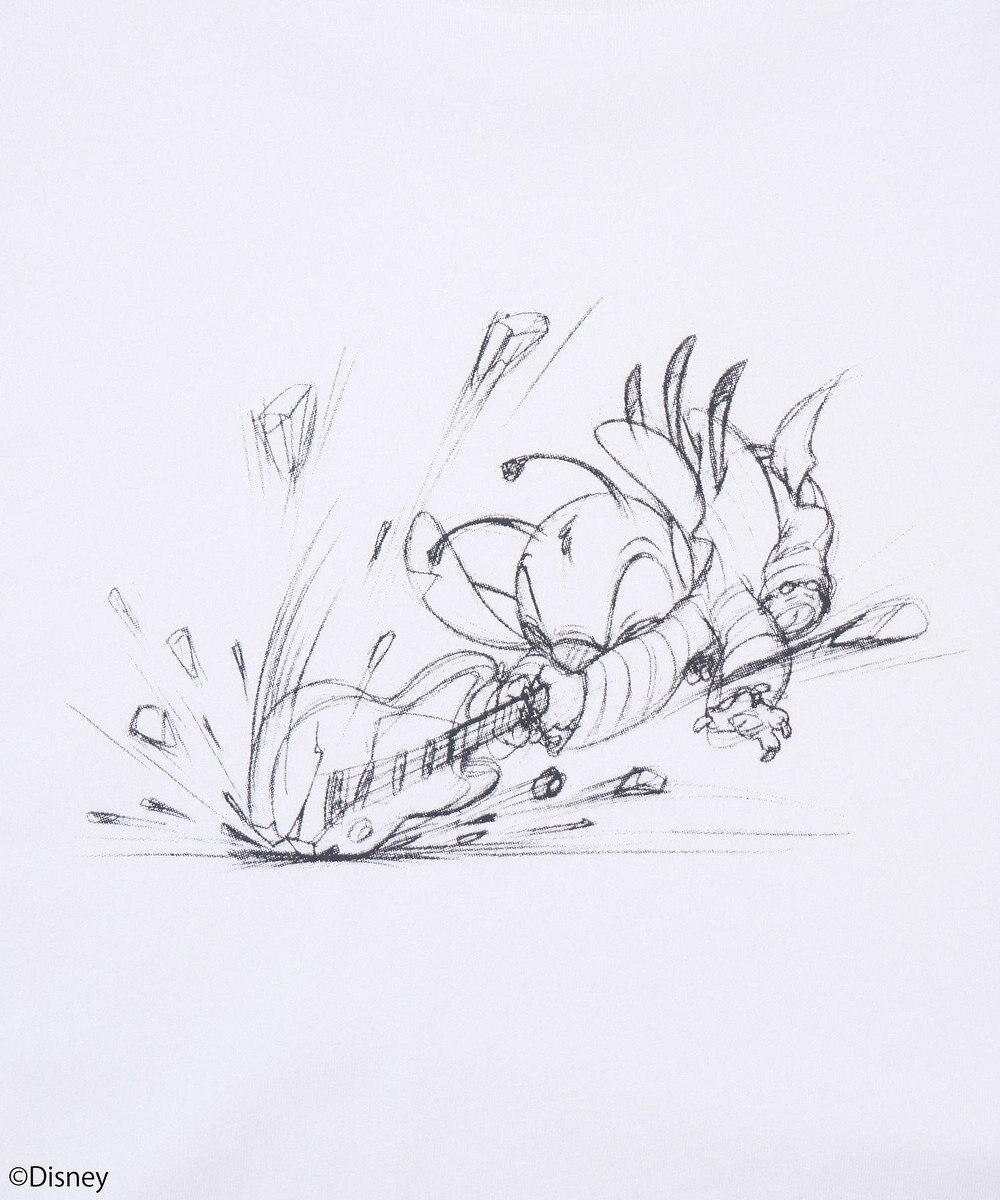 earth music&ecology スティッチ／フリルドッキングＴＥＥ 