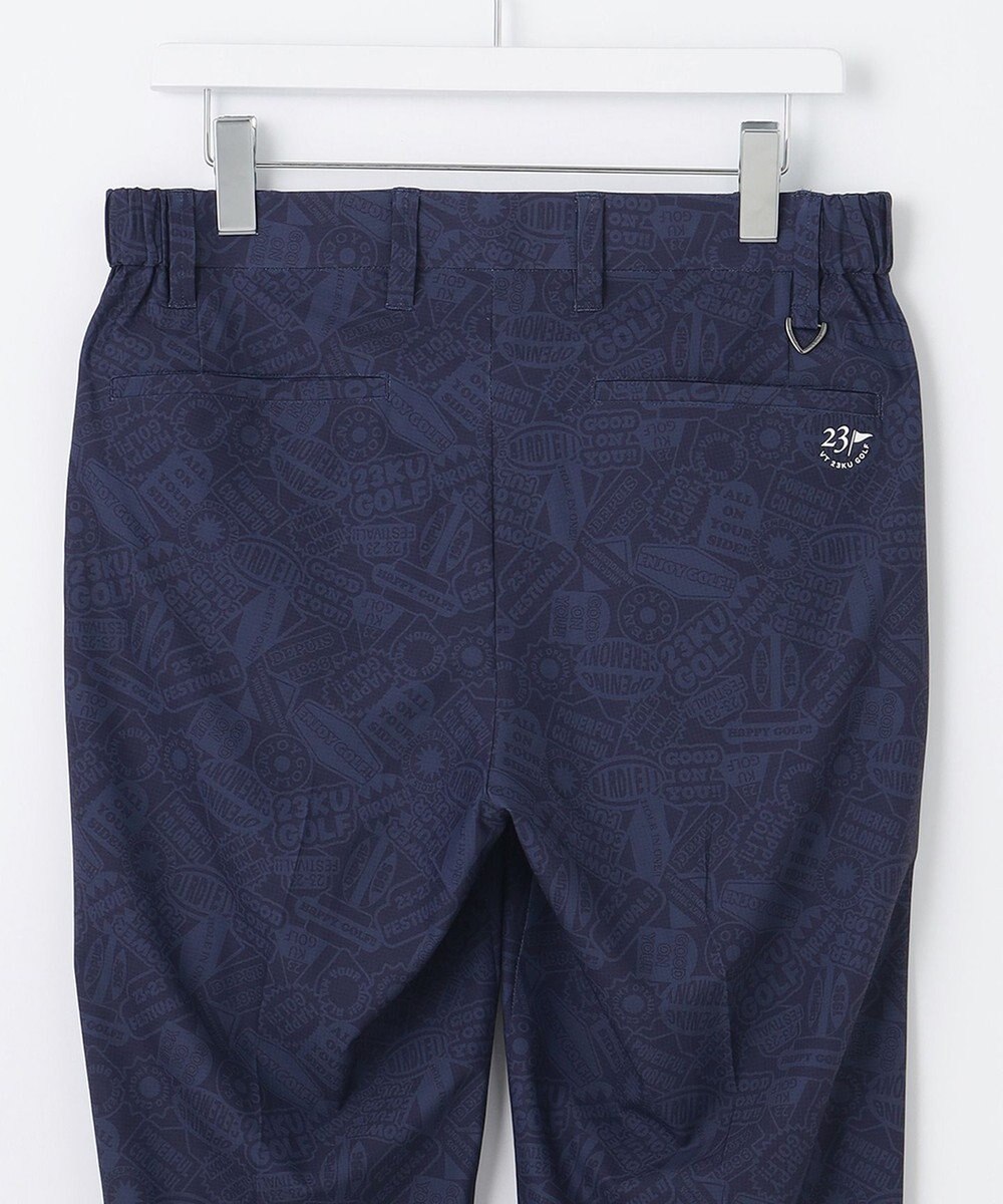 23区GOLF 【MEN】ステッカー柄プリント パンツ 