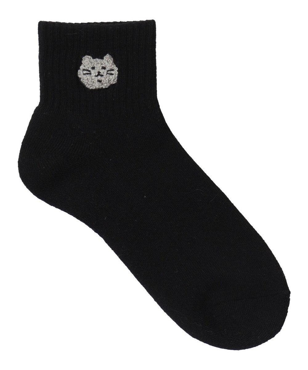 WEGO モコモコアニマルアンクルパイルソックス 