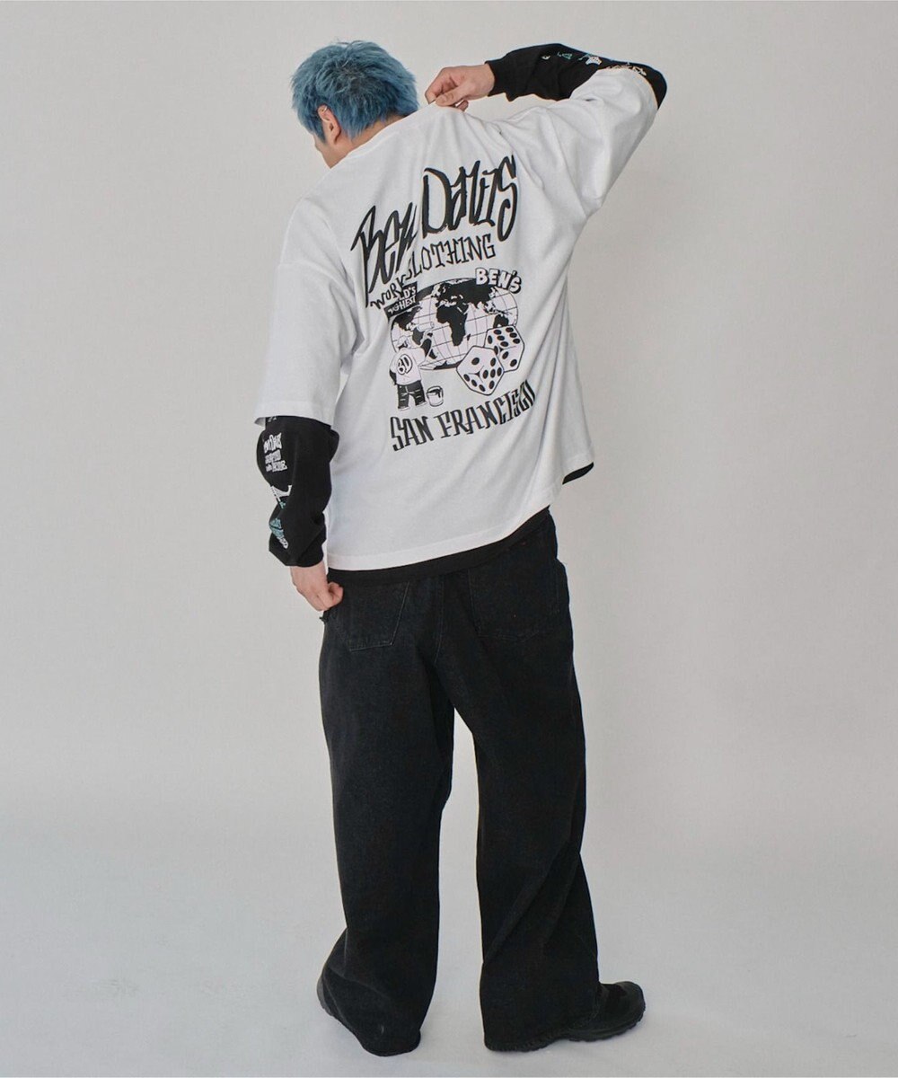 WEGO 【ユニセックス着用ITEM】別注BENDAVISアンサンブルグラフィックT 