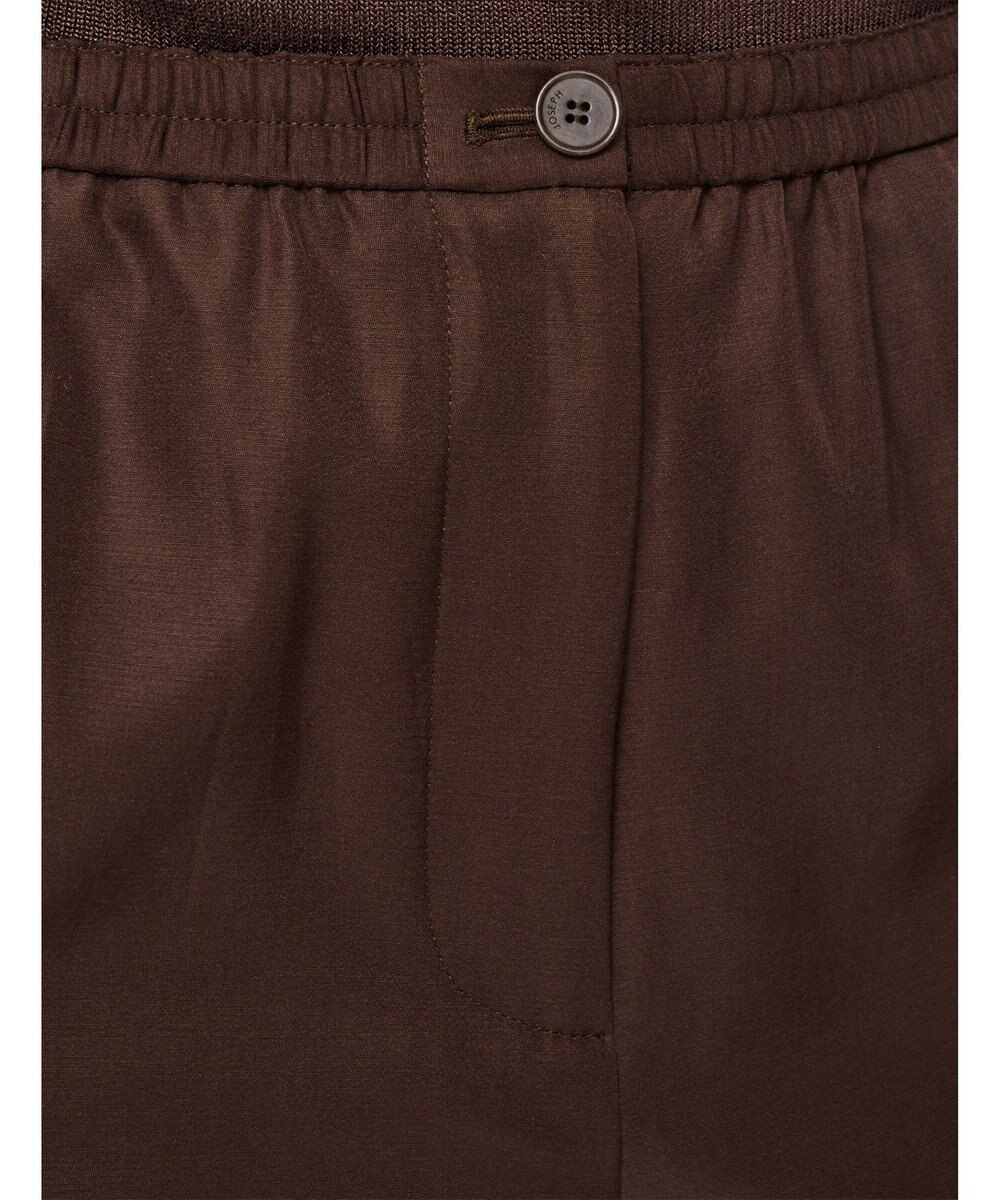 JOSEPH ソフトコットンシルク　クロップドトラウザーズ 