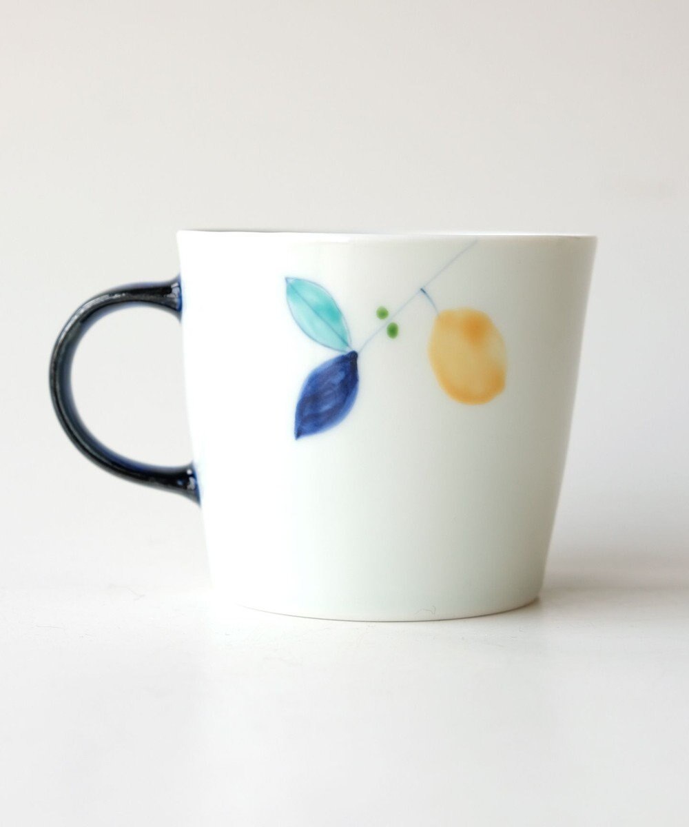 たち吉 【たち吉】彩レモン　マグ（青）〈1個〉 有田焼 