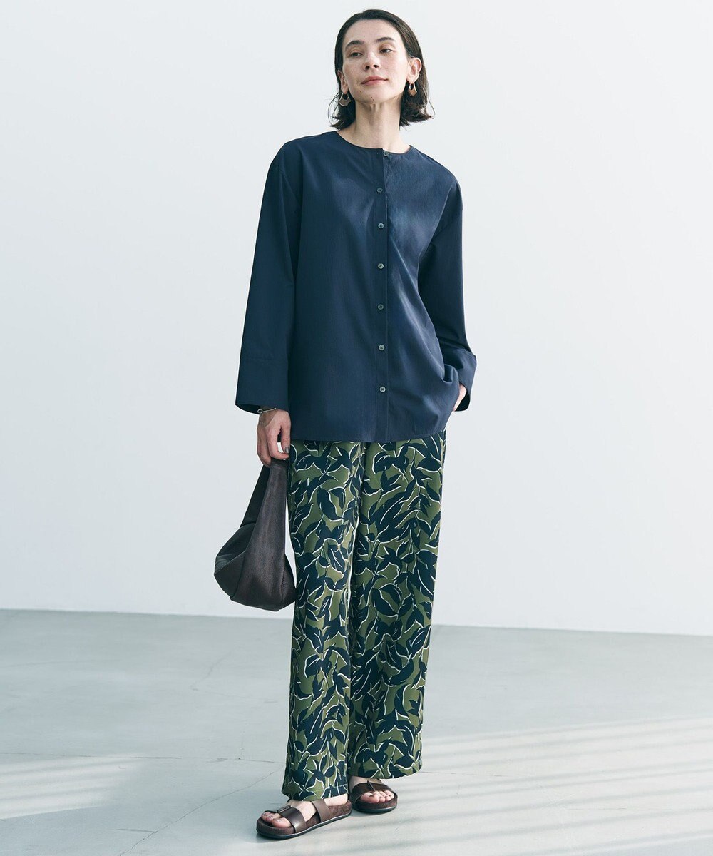 UNFILO 【ウエストゴム】プリント イージーパンツ 