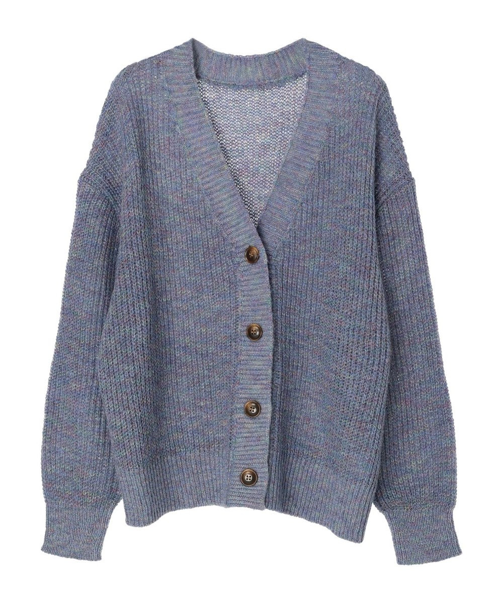 Green Parks Ｍｉｘカラーニットゆるカーディガン 