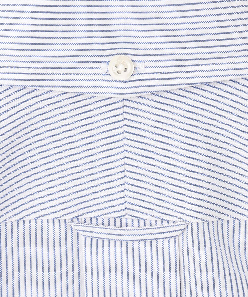 J.PRESS MEN 【PREMIUM PLEATS / 形態安定】マイクロストライプ 半袖シャツ /B.D. 