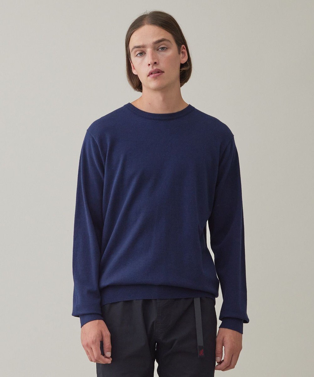 UNFILO MENS 【男女兼用】ライトウォームクルーネックニット 