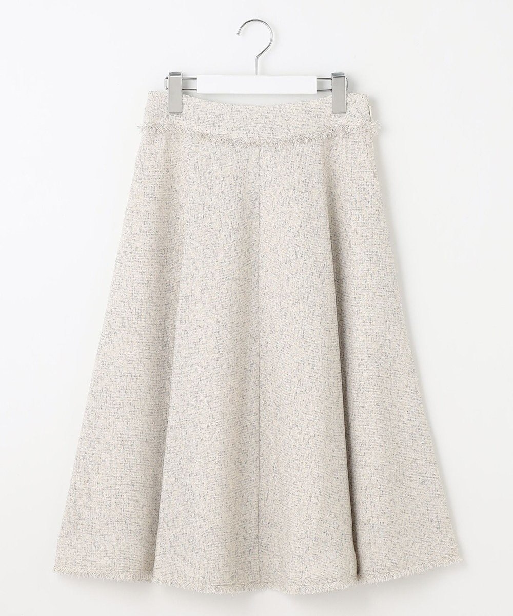 Feroux 【セットアップ対応】春ツイード フレアスカート 