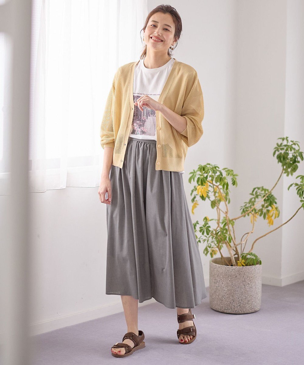 ANY メッシュカーディガン 