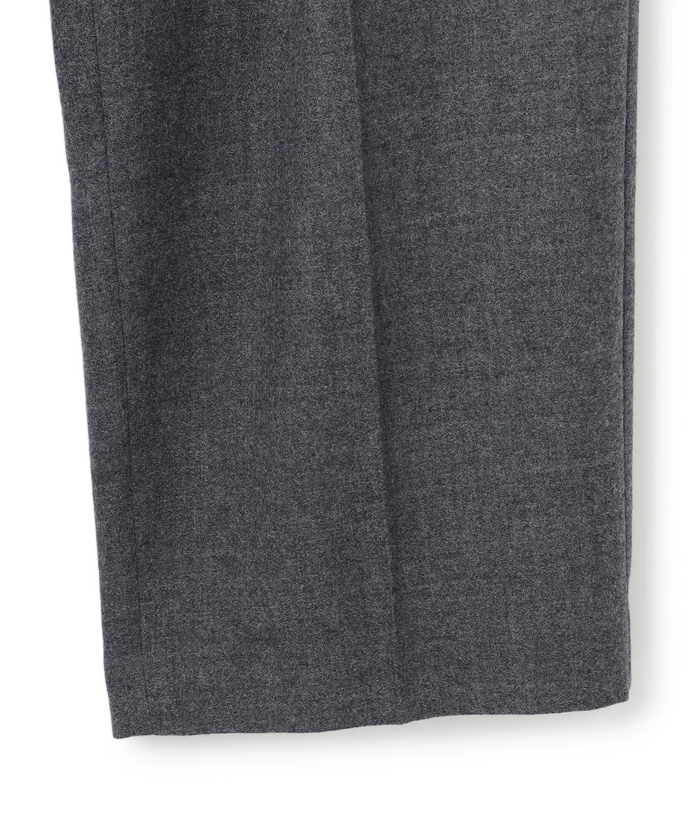 BEIGE， TERNES / 変形タックウールワイドパンツ 