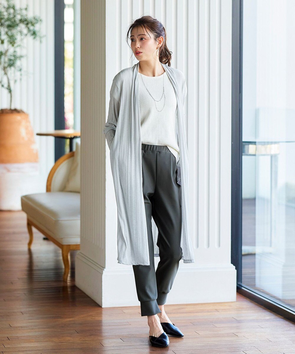 Tiaclasse L 【日本製・洗える】ロイカジョガーパンツ 