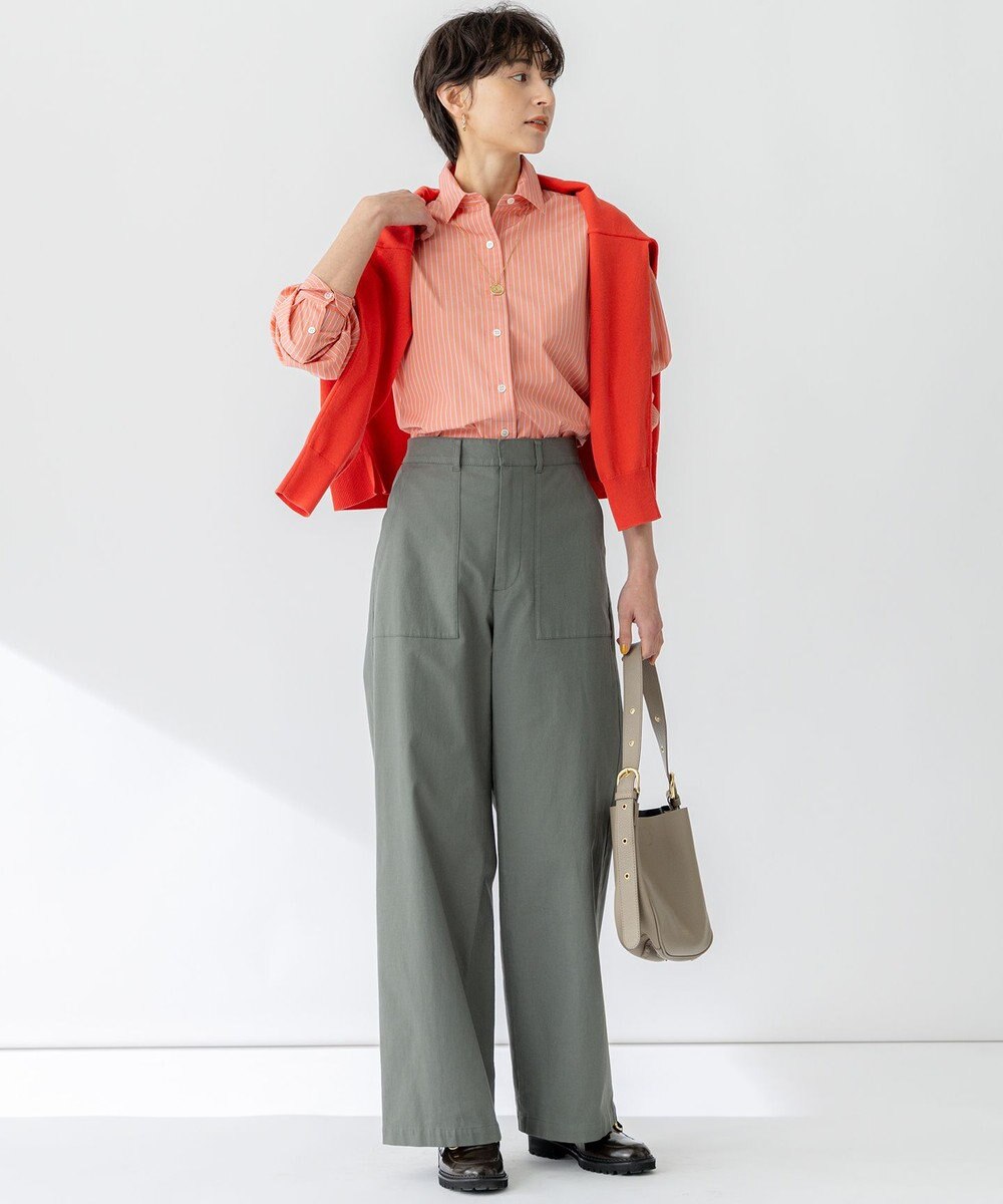 23区 S 【CLASSY.5月号掲載/洗える】CANCLINI ベーシック シャツ 