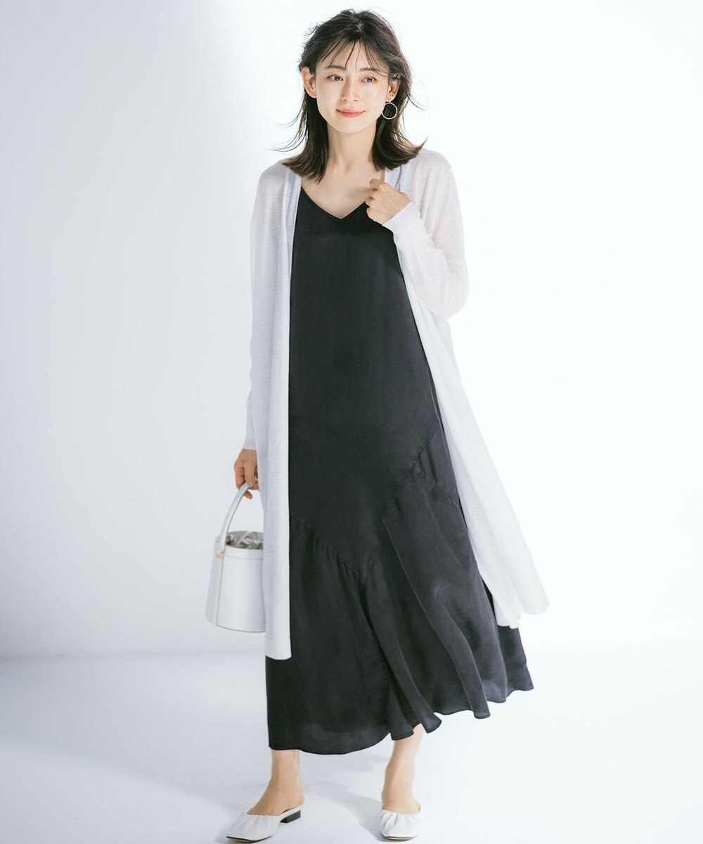 マガジン掲載 ガーメントダイパネルデザインキャミソールワンピース 番号nk46 Newans ファッション通販 公式通販 オンワード クローゼット