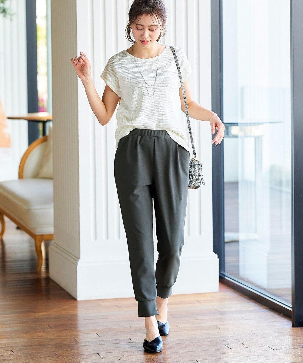 Tiaclasse L 【日本製・洗える】ロイカジョガーパンツ 