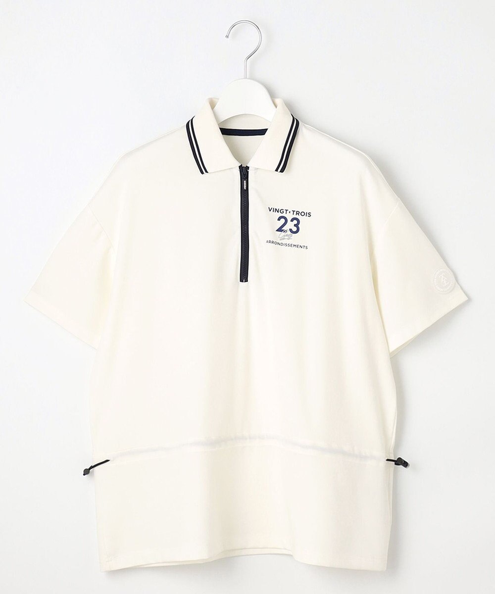 23区GOLF 【辻梨恵プロ着用】ウェストドローコードポロ 