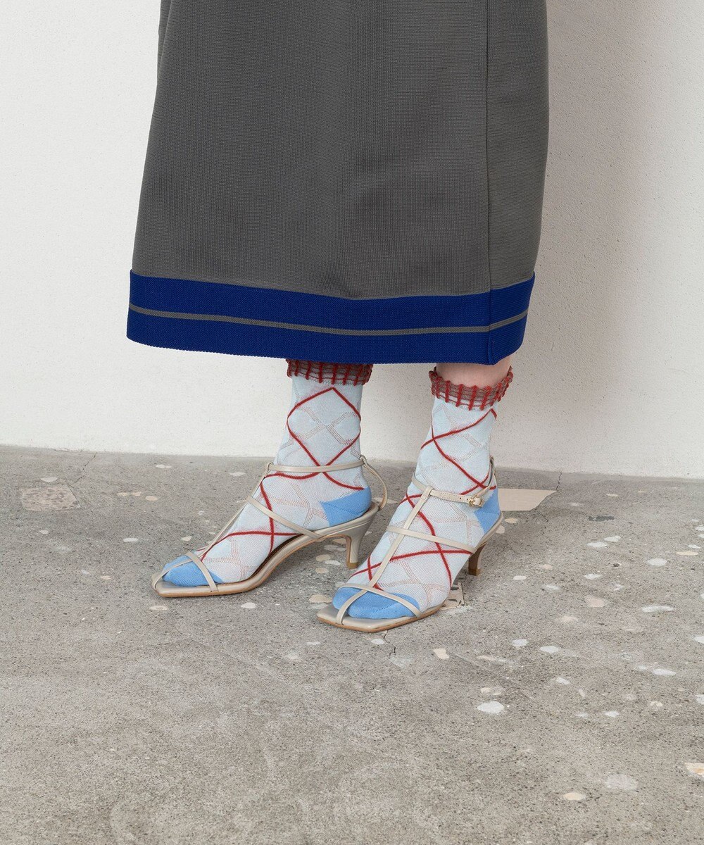 TRICOTE クロスチェックソックス 