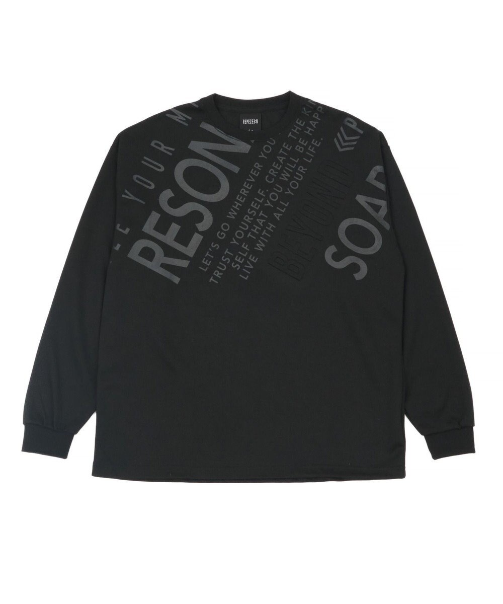 WEGO エンボスグラフィックT(LS) 