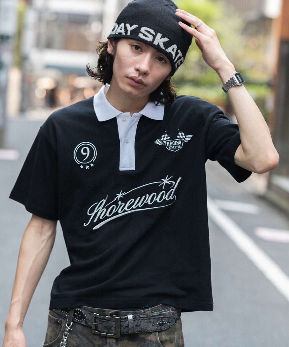 WEGO 【ユニセックス着用ITEM】グラフィックポロシャツ(SS) 