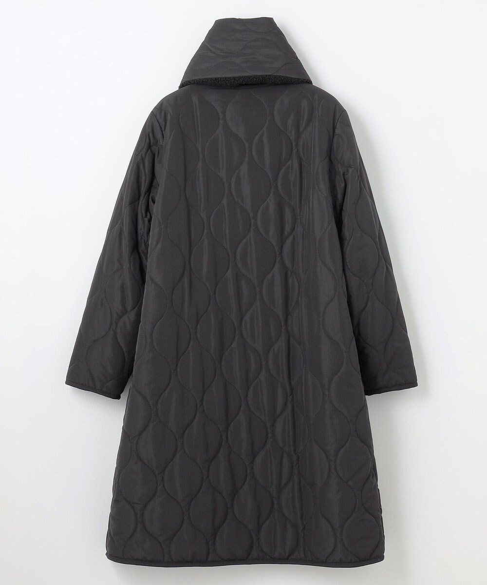 ANY L 【マフラー付き】キルトリバーシブルコート 