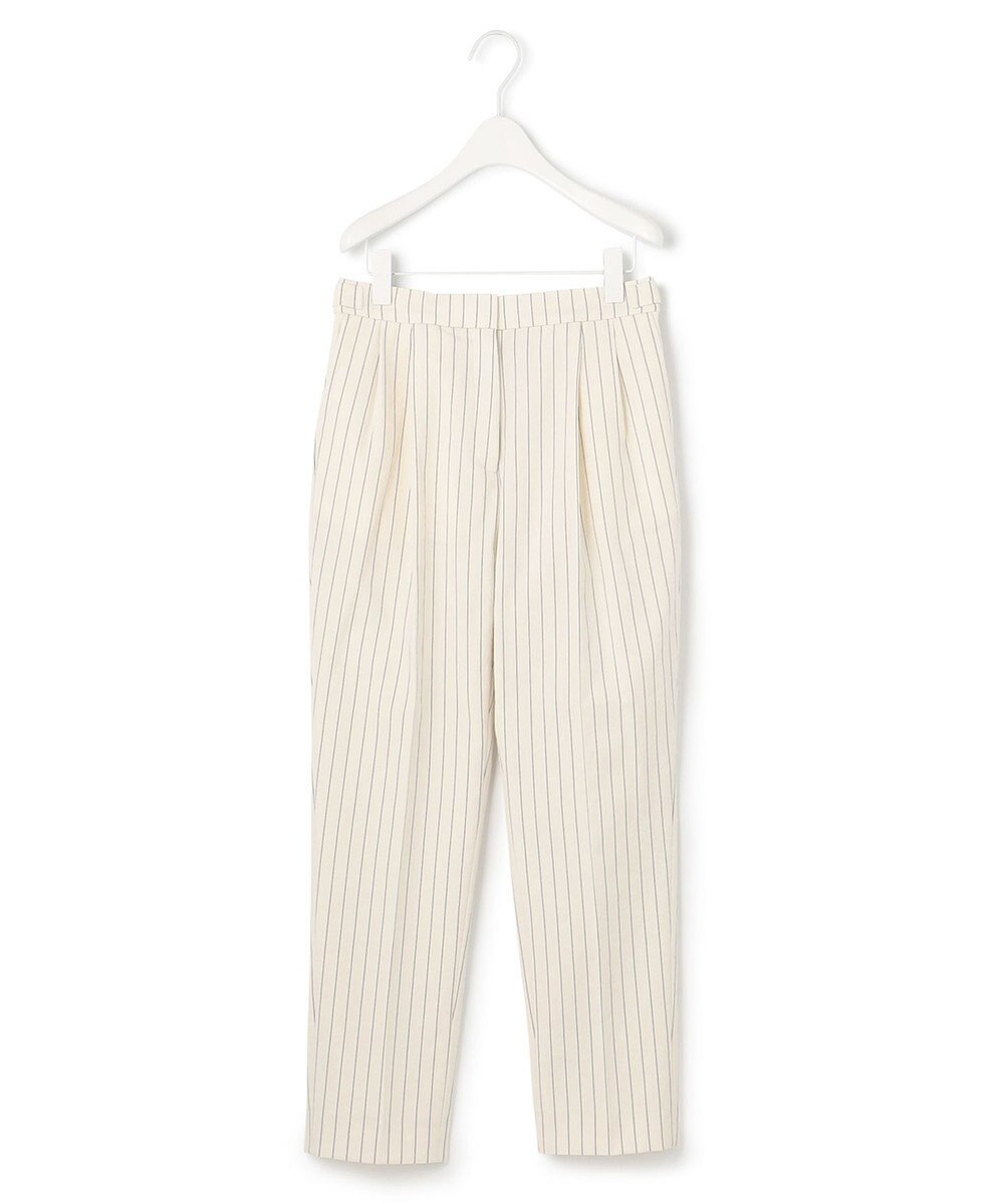 ICB L 【洗える・セットアップ対応】 LooseWeave ストライプ柄テーパードパンツ 