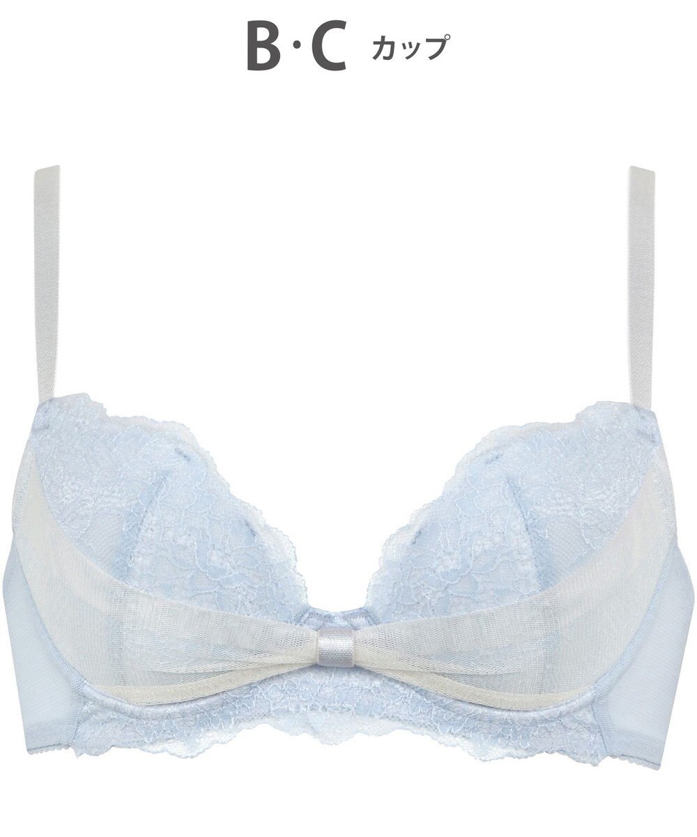 WACOAL 【ファーストリボンブラ】 ブラジャー 【若い世代の体型特徴を考えた設計仕様】 きれいな谷間をメイクしてキープ まるみのあるシルエット レディース BRB409 /ワコール 