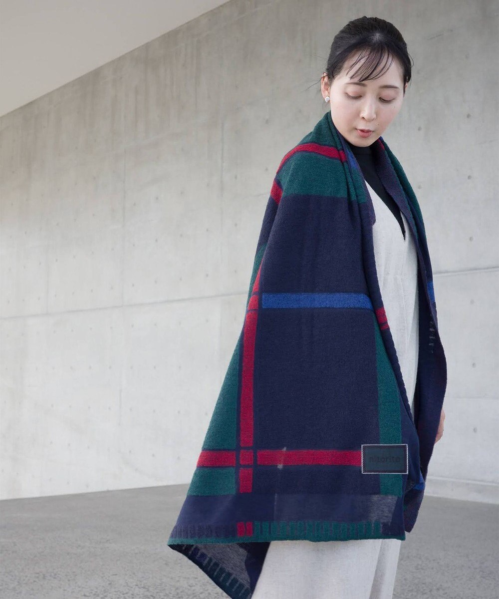 nitorito 【UNISEX】tanbo チェック柄 ストール 
