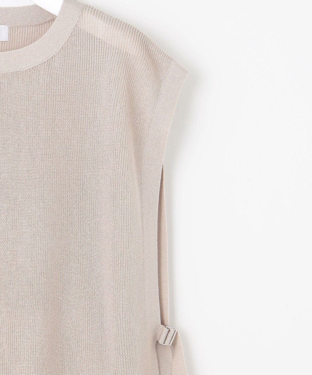 J.PRESS LADIES L 【洗える】Vis/Peスパーク クルーネック ニット ベスト 