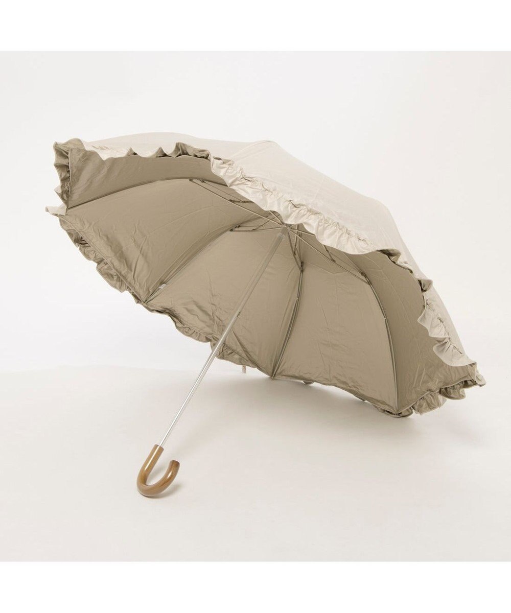 UNBILLION カシュネ cachenez / PUビッグフリルトップレス2段折りたたみ傘 