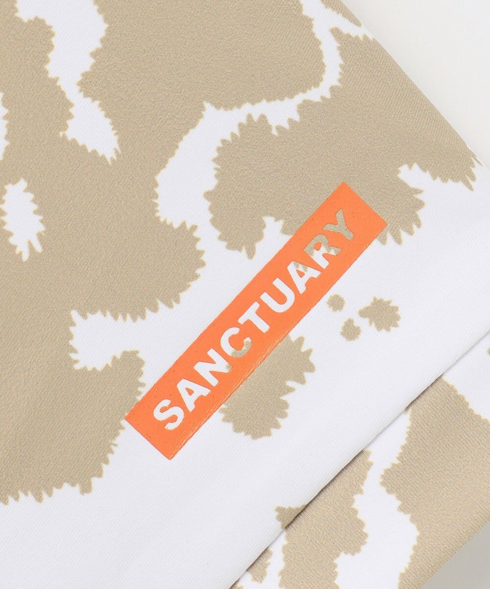 PW CIRCULUS 【WOMEN】【ストレッチ/UVケア】アニマルプリント モックネック シャツ 