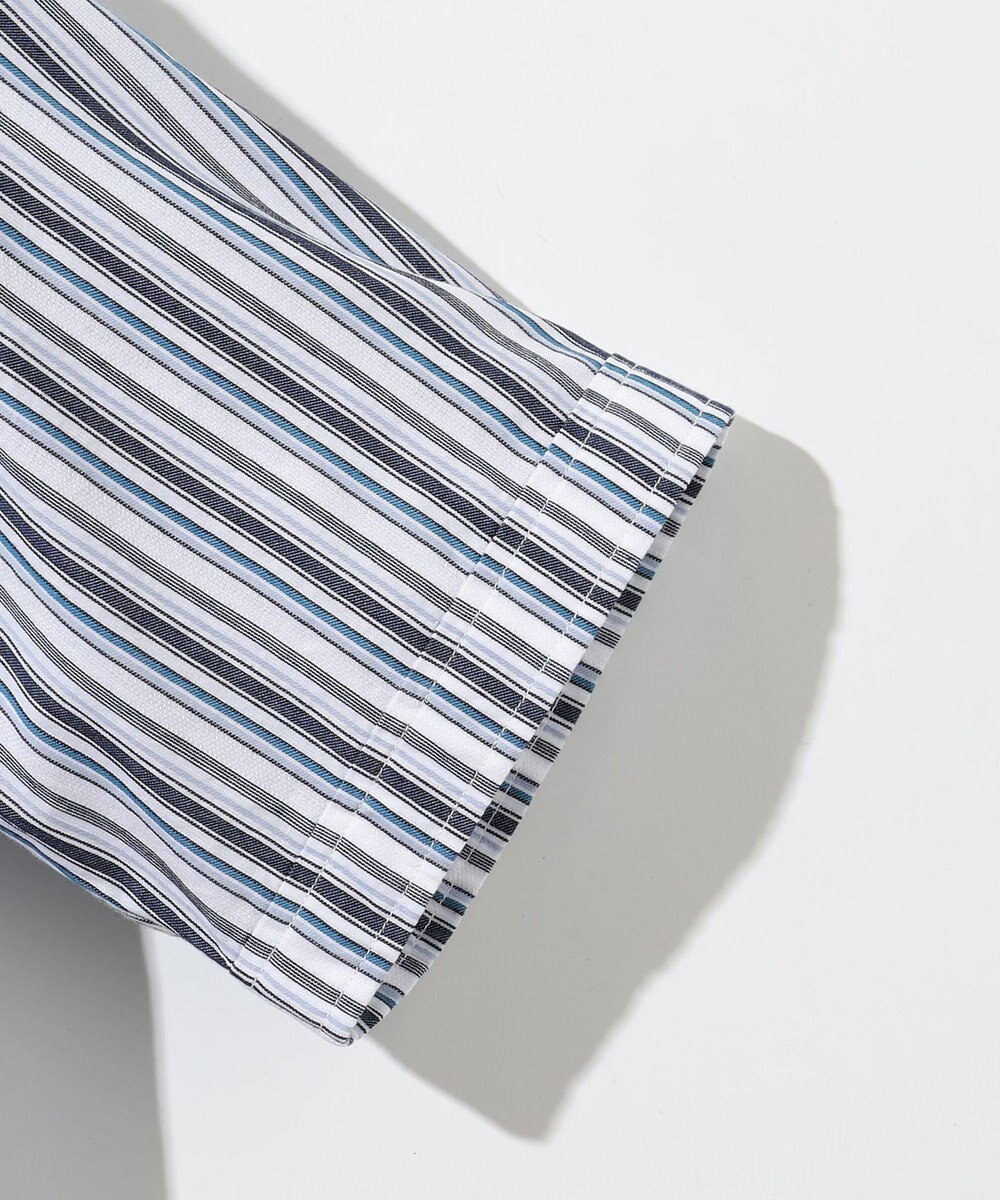 JOSEPH ABBOUD 【サステイナブル】ソアロンストライプ 半袖 シャツ 