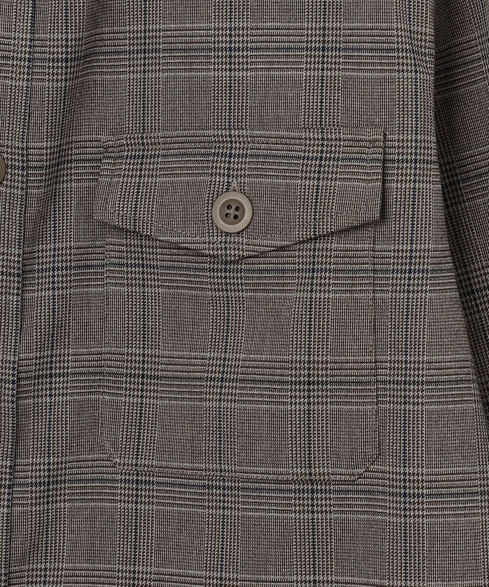 J.PRESS YORK STREET 【UNISEX】チェックストレッチCPOジャケット 