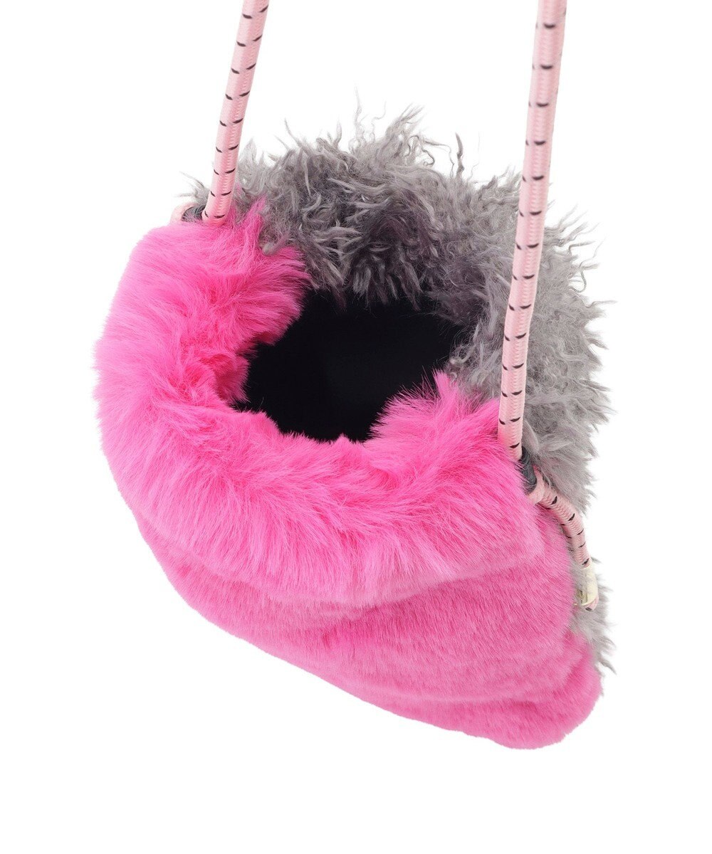 MOONBAT 【ファーバッグ 】2WAYスマートフォンポシェット  フェイクファー 