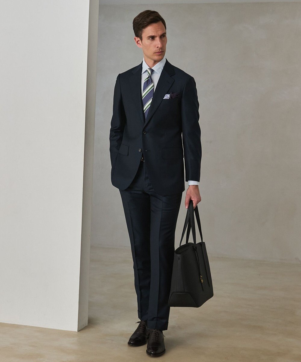 GOTAIRIKU 【形態安定】PREMIUMPLEATS_セミワイドカラー 通年ドレスシャツ_ストライプ(25/26年モデル) 