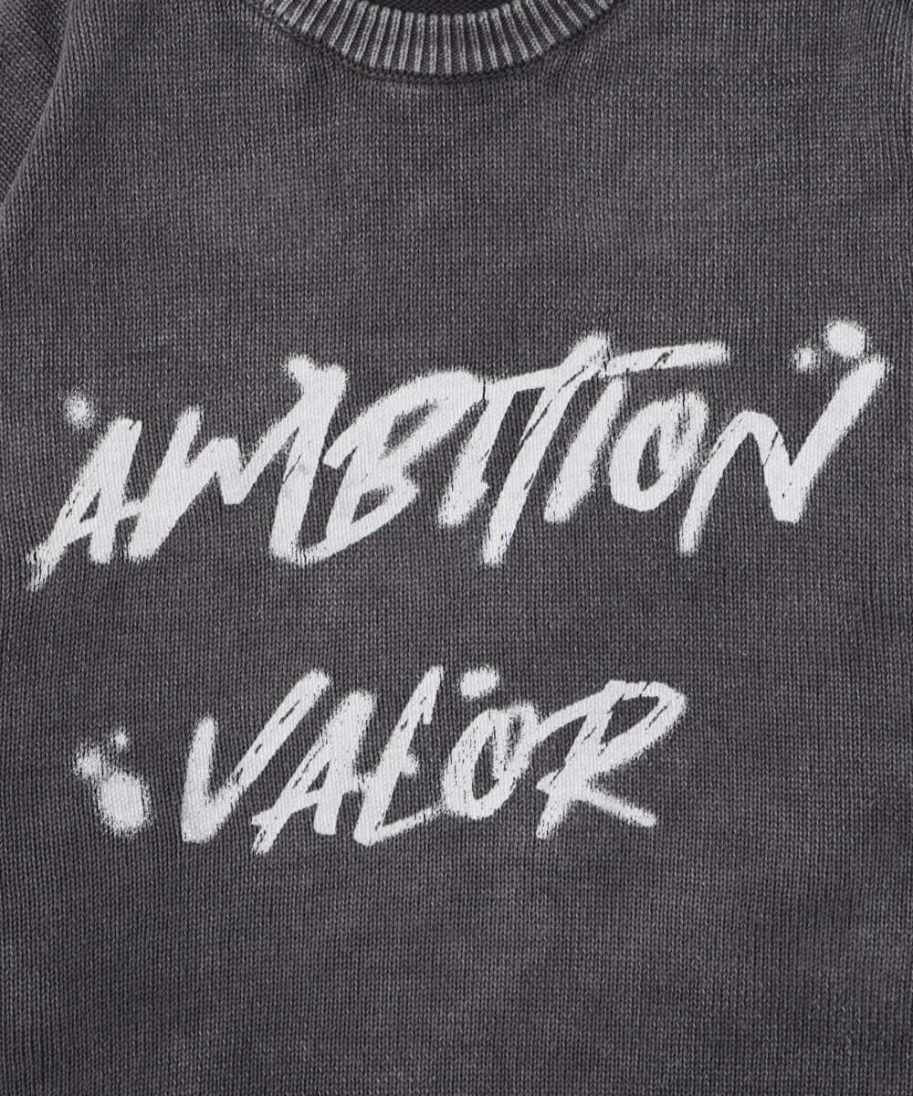 WEGO ヴィンテージウォッシュニットプルオーバー 