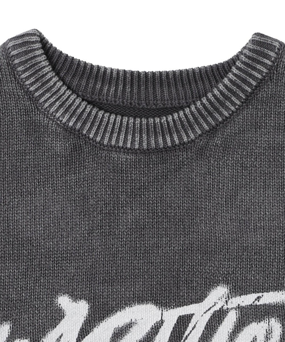 WEGO ヴィンテージウォッシュニットプルオーバー 