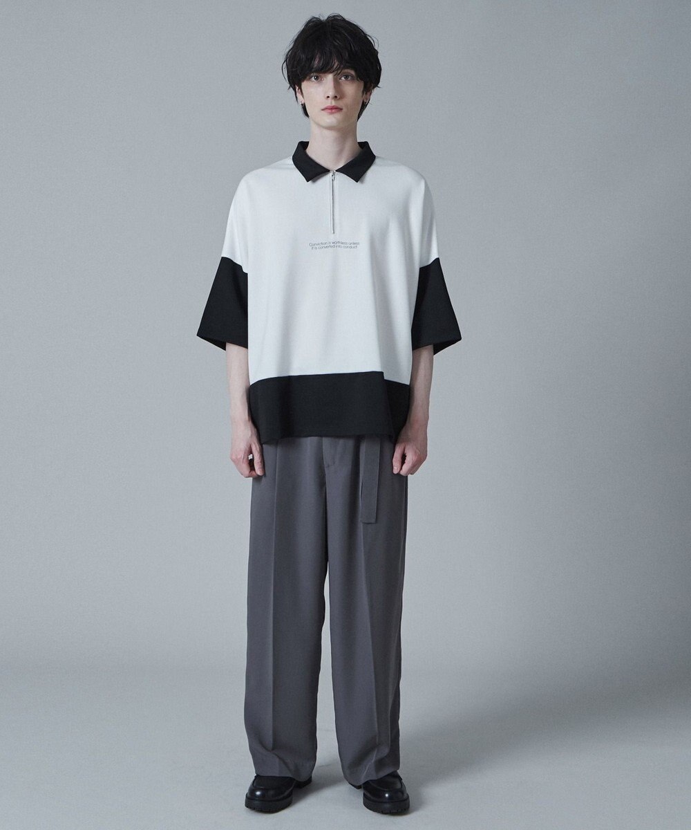 WEGO ドルマンポンチハーフジップT（S） 