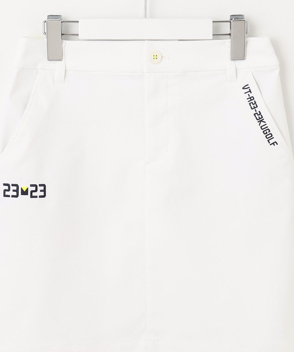 23区GOLF 【WOMEN】【防透/ストレッチ/撥水】スケトラドビーストレッチ モチーフ スカート 