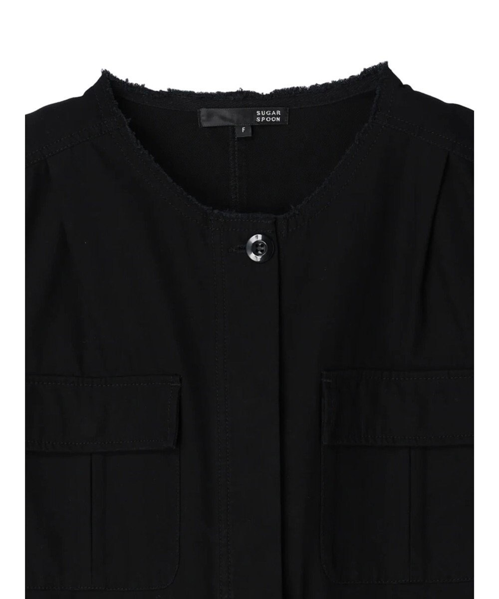 Green Parks ・ＳＵＧＡＲ　ＳＰＯＯＮ　ノーカラーミリタリーベスト 