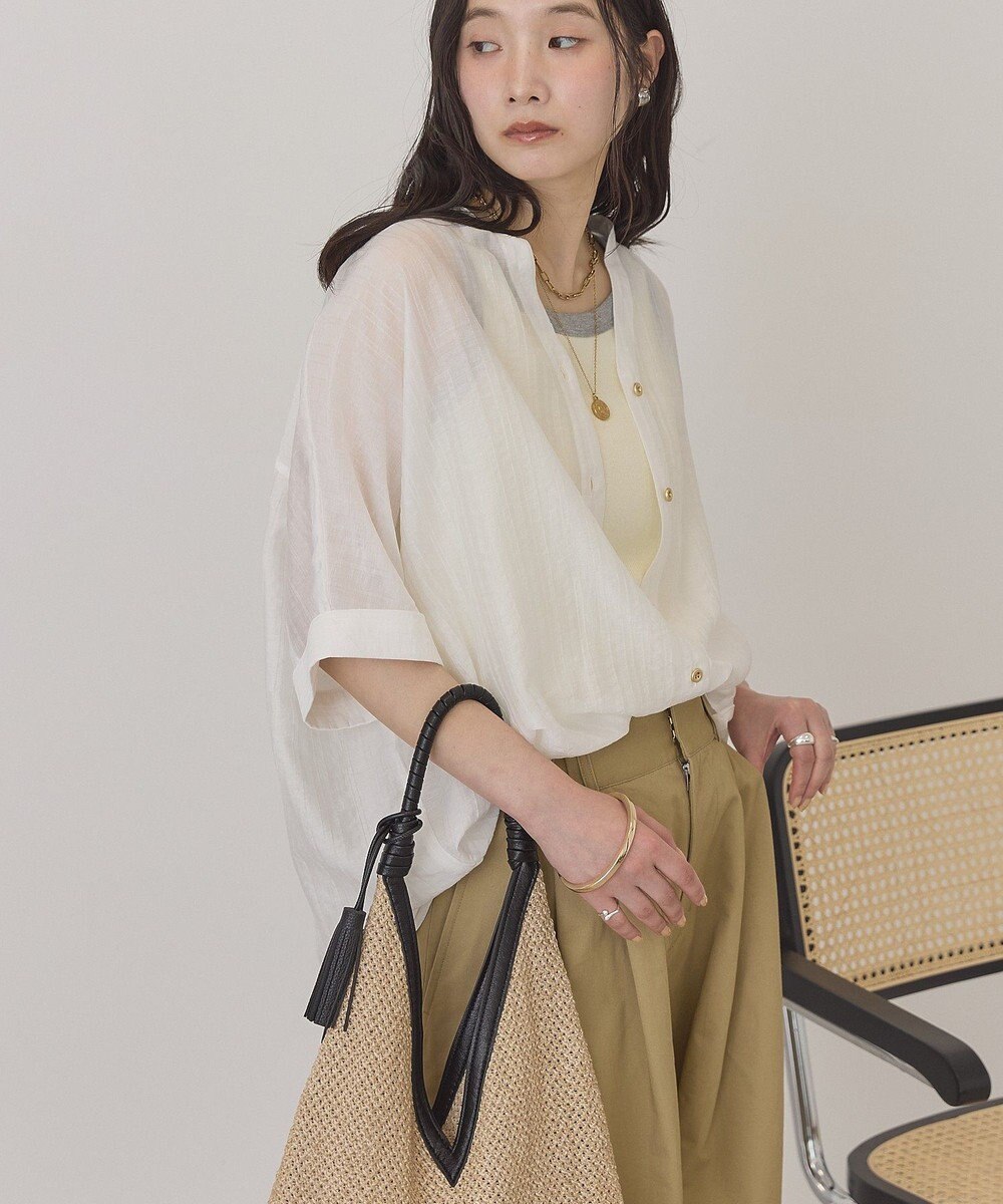 AMERICAN HOLIC スキッパードルマンビッグシャツ 