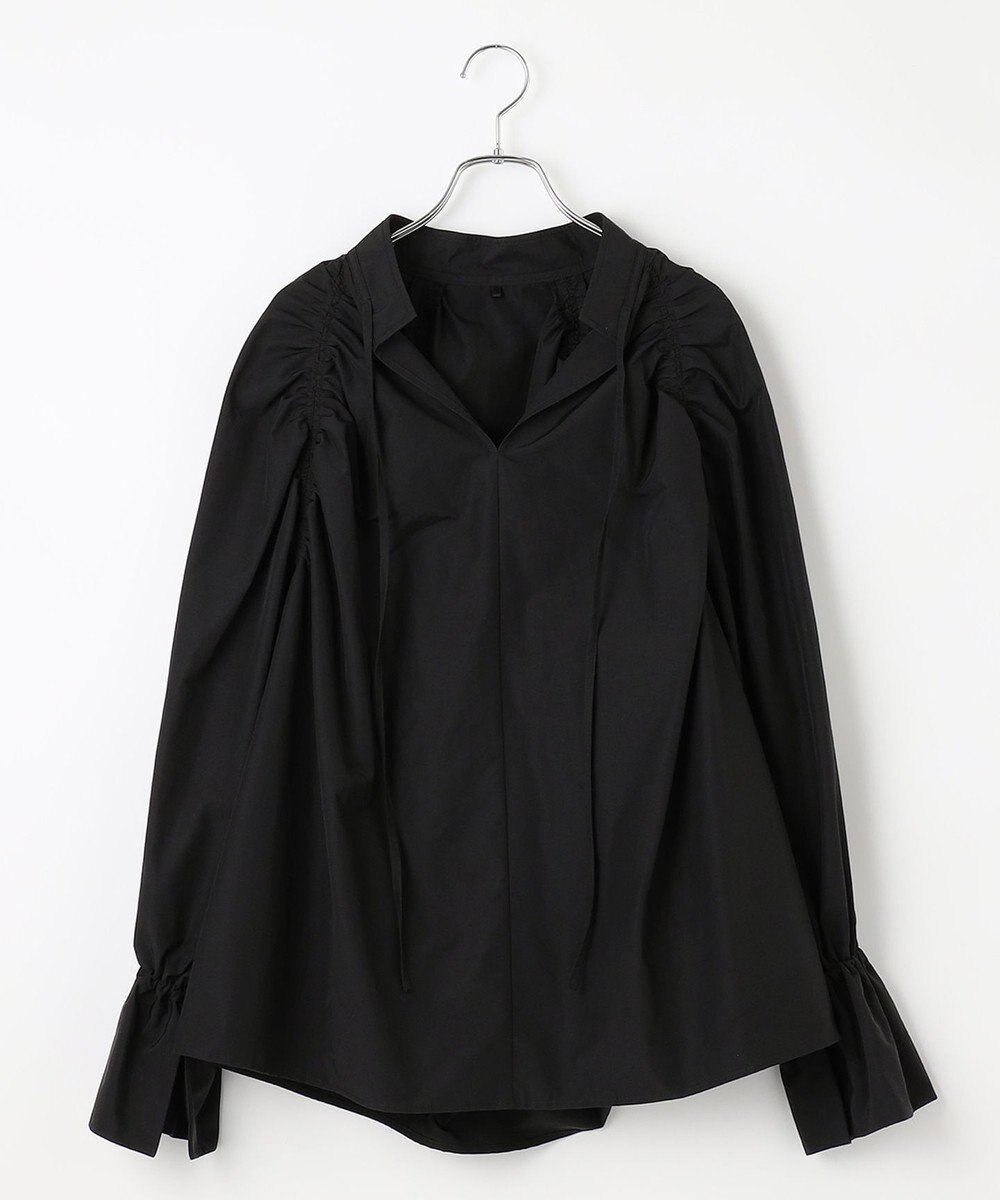 #Newans 【ANSWER for 骨格ナチュラル】ギャザーショルダーシャツ 