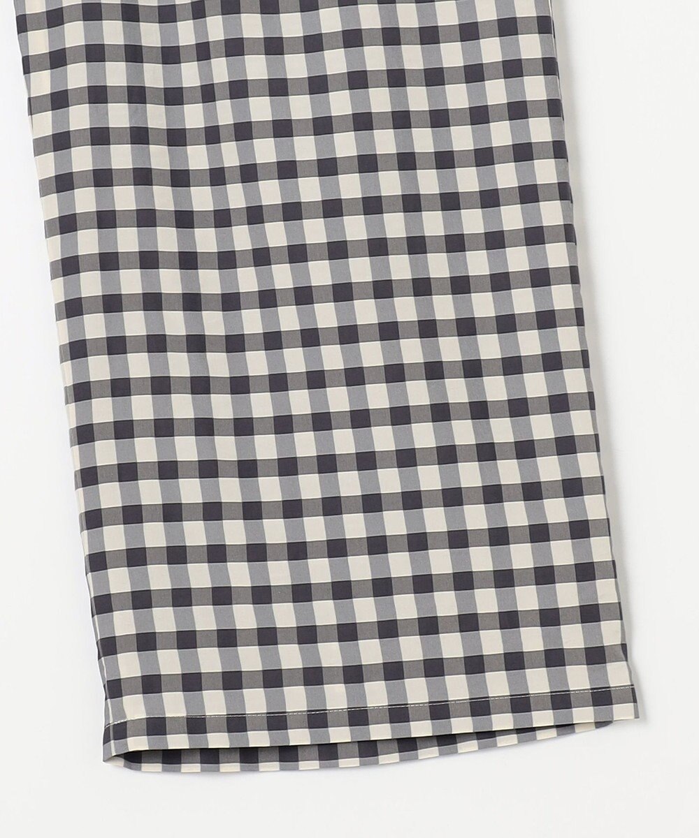 J.PRESS LADIES 【洗える】アセVisギンガム イージー パンツ 