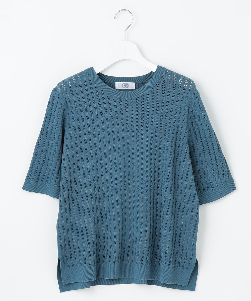 J.PRESS LADIES L 【洗える・抗菌防臭】VISCOSE STRETCH サマー ニット 