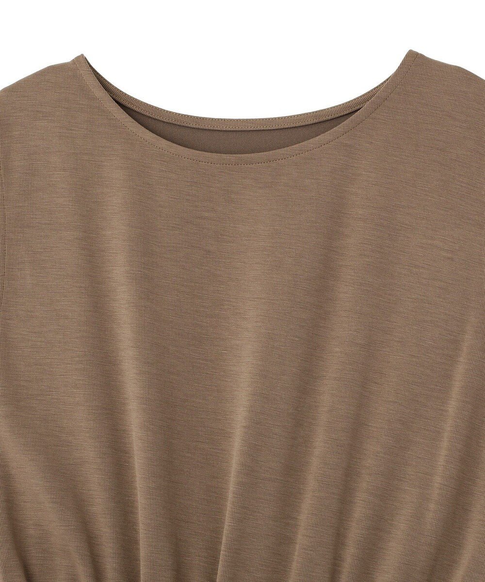 YECCA VECCA 【接触冷感】カットノースリーブワンピース 