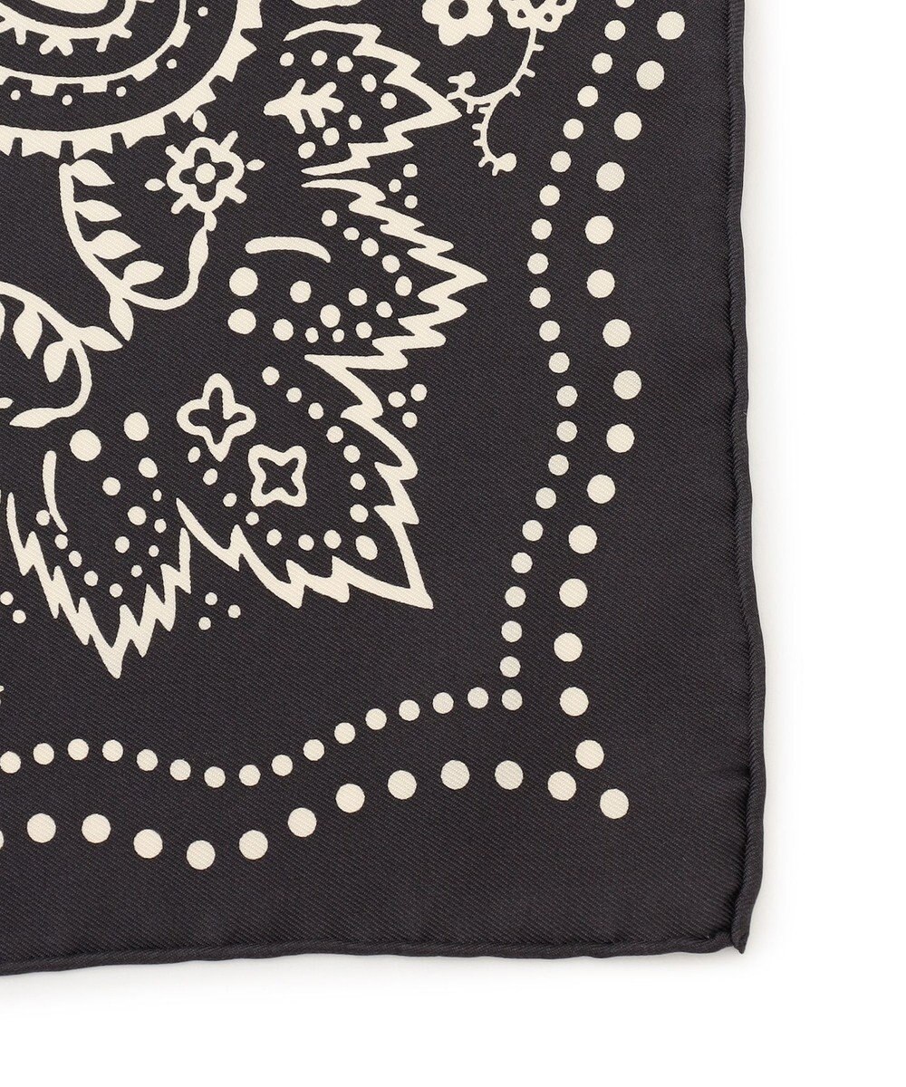 23区 【滝沢眞規子さん着用】manipuri ペイズリーモチーフ バンダナ シルク スカーフ 