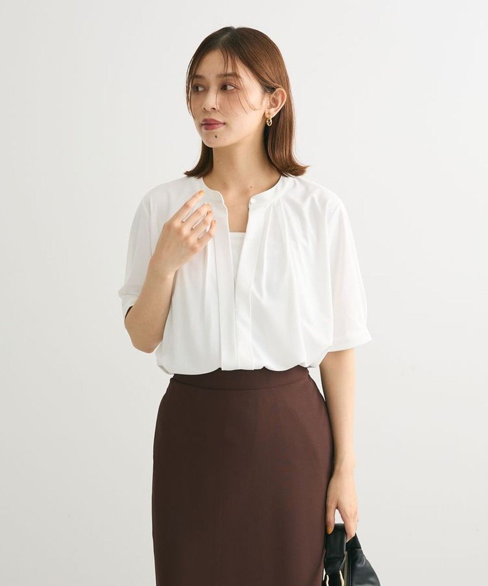 Green Parks ２ｗａｙ　５分袖ブラウソー 