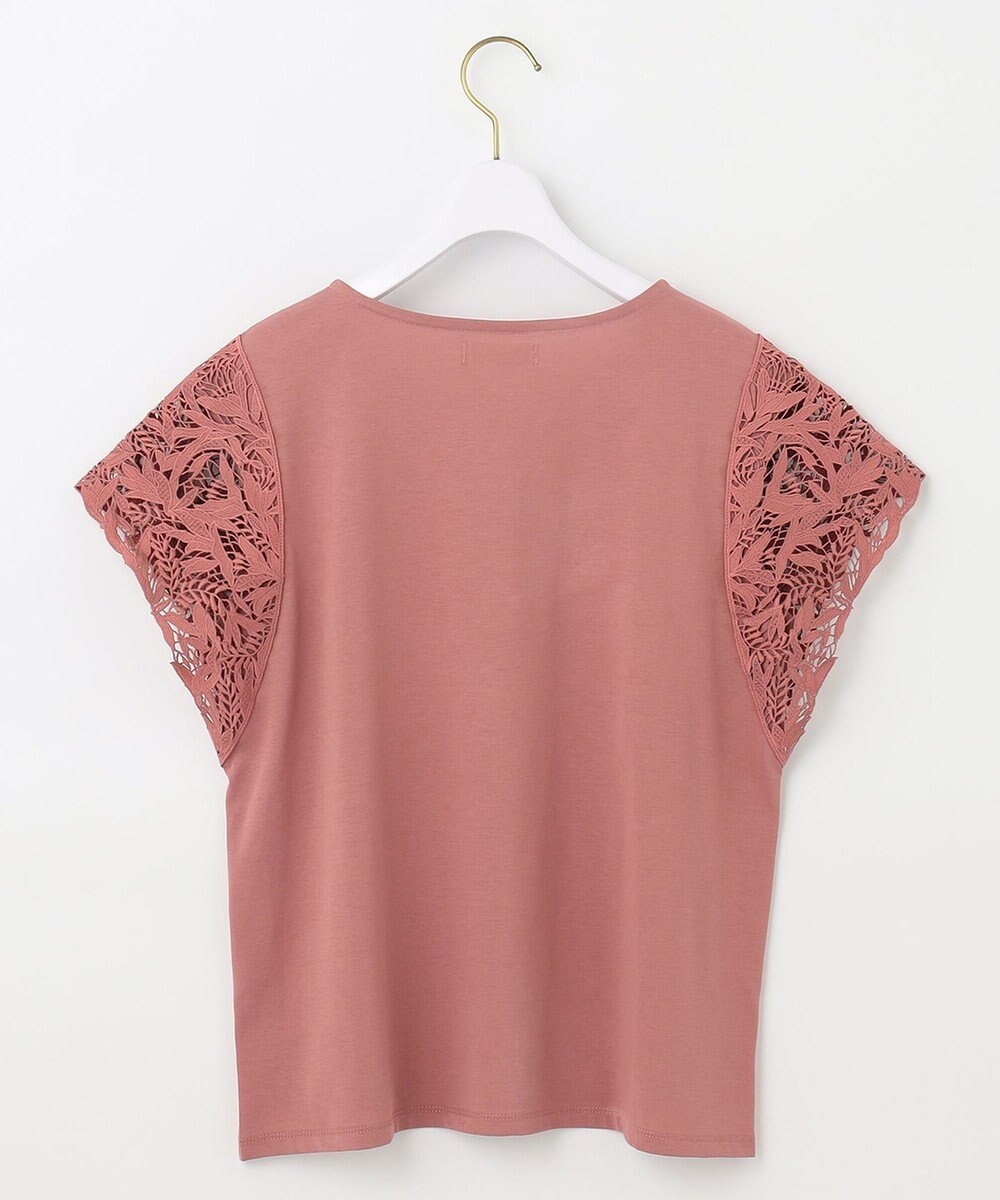 ANY SIS S 袖モチーフレース カットソー 